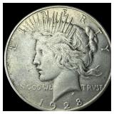 1928-S Silver Peace Dollar UNCIRCULATED