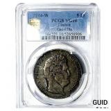 1844-W 5 Fr France PCGS VG10