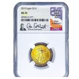 2019 $10 Gold Eagle 1/4oz AGW NGC MS70