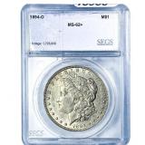 1894-O Morgan Silver Dollar SEGS MS62+