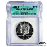 1968-S Kennedy Half Dollar ICG PR69 DCAM