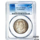 1893 Columbian Expo Half Dollar PCGS MS65