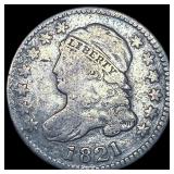 1821 Capped Bust Dime LIGHTLY CIRCULATED LIGHTLY