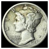 1917-S Silver Mercury Dime CLOSELY UNCIRCULATED