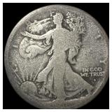 Walking Liberty Half Dollar 1917-D NICELY CIRCUL
