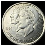 1935 Silver Arkansas Half Dollar CHOICE BU CHOICE