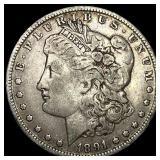 1891-O Silver Morgan Dollar NEARLY UNCIRCULATED
