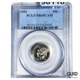 1951 Roosevelt Dime PCGS PR65 CAM
