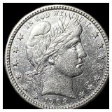 1908-O Silver Barber Quarter CLOSELY  UNCIRCULATE