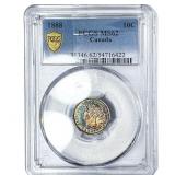 1888 10C Canada PCGS MS62