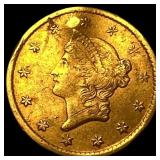 1851 Gold $1 Liberty Head Type 1 HIGH GRADE HIGH