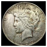 1927-S Silver Peace Dollar NEARLY UNCIRCULATED N