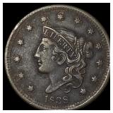 1838 Coronet Head Large Cent NEARLY UNCIRCULATED