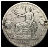 1876-S Silver Trade Dollar NICELY CIRCULATED