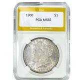 1900 Morgan Silver Dollar PGA MS65