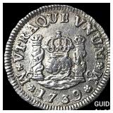 1739 MF Mexico Philip V Silver 1/2 Real