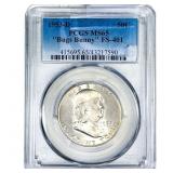 1953-D Franklin Half Dollar PCGS MS65 "Bugs Bunny