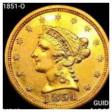 1851-O $2.50 Gold Quarter Eagle UNCIRCULATED