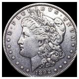 1892 Silver Morgan Dollar NEARLY UNCIRCULATED