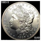 1883-S Morgan Silver Dollar CHOICE BU