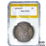 1878 8TF Morgan Silver Dollar PGA ZF45