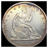 1870 Seated Liberty Half Dollar CLOSELY  UNCIRCUL