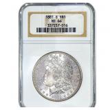 1881-S Morgan Silver Dollar NGC MS66