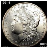 1901-S Morgan Silver Dollar CHOICE AU