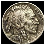 1920-D Buffalo Nickel NEARLY UNCIRCULATED NEARLY