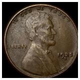 1925-S Lincoln Wheat Cent NEARLY UNCIRCULATED