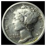 1921 Silver Mercury Dime LIGHTLY CIRCULATED