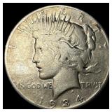 1934-S Silver Peace Dollar LIGHTLY CIRCULATED LIG