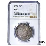 1827 Capped Bust Half Dollar NGC XF45
