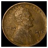 1915-D Lincoln Wheat Cent CLOSELY UNCIRCULATED C
