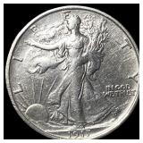 1917-S Silver Walking Liberty Half Dollar CLOSELY