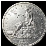 1877-S Silver Trade Dollar CHOICE AU