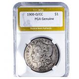 1900-O/CC Morgan Silver Dollar PGA Genuine