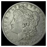 1897-S Silver Morgan Dollar LIGHTLY CIRCULATED