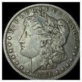 1886 Silver Morgan Dollar NEARLY UNCIRCULATED