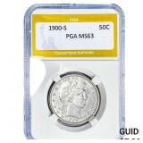 1900-S Barber Half Dollar PGA MS63