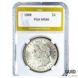 1888 Morgan Silver Dollar PGA MS66
