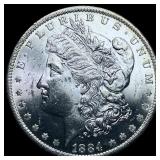 1884-O Silver Morgan Dollar GEM BU GEM BU