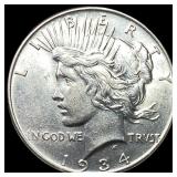 1934 Silver Peace Dollar UNCIRCULATED UNCIRCULATE
