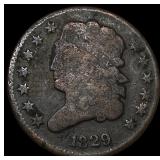 1829 Classic Head Half Cent NICELY CIRCULATED NIC