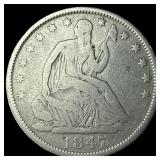 1847-O Silver Half Dollar LIGHTLY CIRCULATED