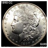 1890-CC Morgan Silver Dollar CHOICE BU