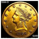 1844-O $10 Gold Eagle UNCIRCULATED