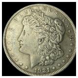 1921 Silver Morgan Dollar NEARLY UNCIRCULATED