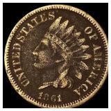 1861 Indian Head Cent NEARLY UNCIRCULATED