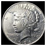 1924-S Silver Peace Dollar UNCIRCULATED